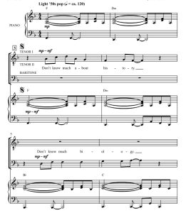 商品为TTB 三声部合唱线谱 (What a) Wonderful World 吉尔平版 男声流行合唱谱 有试听-云音圈