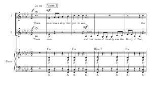 商品为TB 二声部合唱线谱 wellerman 艾尔斯版 男声合唱谱 有试听-云音圈