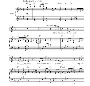 商品为SAB 三声部合唱线谱 一万个理由 拉尔森版 混声合唱+钢琴谱 有试听-云音圈