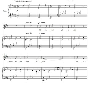 商品为声乐独奏谱 一切都好 拉尔森版 声乐独奏 有试听-云音圈