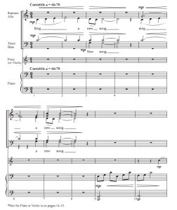 商品为SATB 四声部合唱线谱 一首新歌 考特尼版 混声合唱+钢琴谱 有试听-云音圈