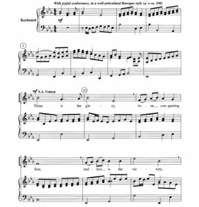 商品为合唱伴奏音频mp3 亨德尔 Thine Is The Glory 霍普森版 合唱伴奏音频 有试听-云音圈