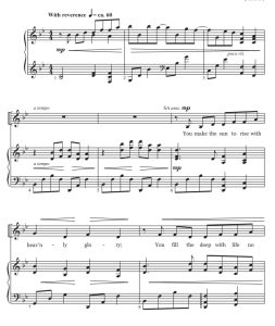 商品为SATB 四声部合唱线谱 你让太阳升起 考特尼版 混声合唱+钢琴谱 有试听-云音圈