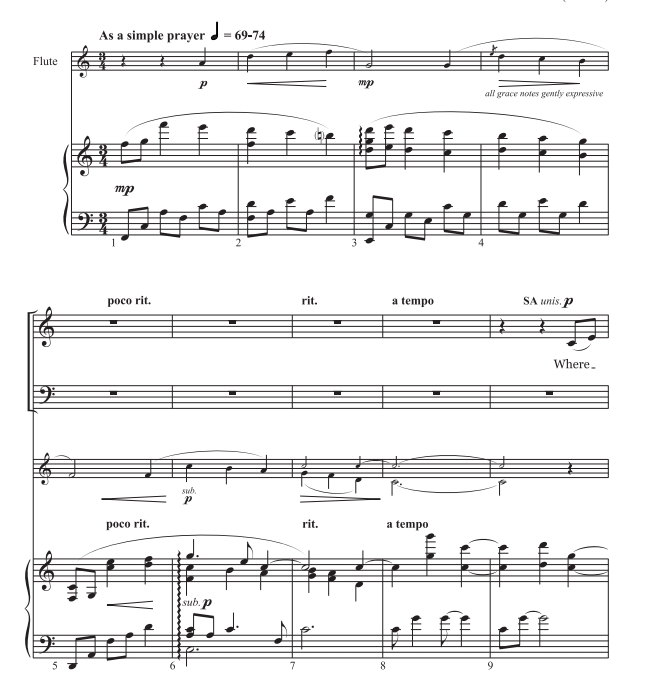 商品为SATB 四声部合唱线谱 充满爱和慈悲的地方 福里斯特版 SATB 四声部混声合唱+钢琴谱 有试听
