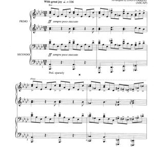 商品为SSAA 四声部合唱线谱 听啊！天使唱高声 福雷斯特版 童声女声合唱+钢琴谱 有试听-云音圈