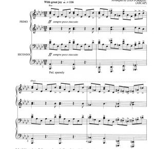 商品为TTBB 四声部合唱线谱 听啊！天使唱高声 福雷斯特版 男声合唱+钢琴谱 有试听-云音圈