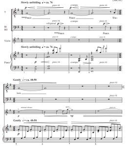 商品为TBB 三声部合唱线谱 和平 福雷斯特版 男声合唱+钢琴谱 有试听-云音圈