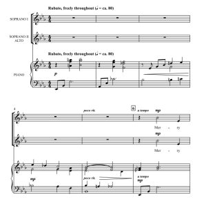 商品为SSA 三声部合唱线谱 圣诞快乐  兰福德版  童声女声合唱谱 有试听-云音圈