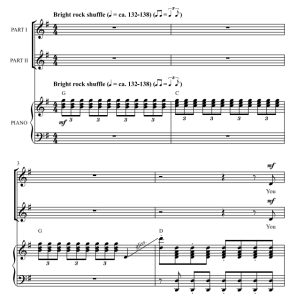 商品为SA 二声部合唱线谱 圣诞老人要进城 海登版 童声女声爵士合唱谱 有试听-云音圈