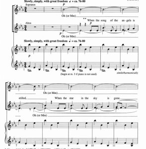 商品为SSAA 四声部合唱线谱 圣诞节的工作 福里斯特版 阿卡贝拉  无伴奏童声女声合唱+钢琴谱 有试听-云音圈