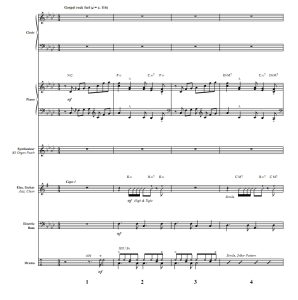 商品为伴奏总谱+分谱 在我头顶上 海斯版 合唱伴奏总谱+分谱 有试听-云音圈