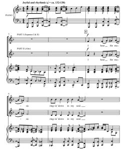 商品为SSA 三声部合唱线谱 在我灵魂深处 约翰逊版 童声女声合唱谱 有试听-云音圈