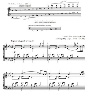 商品为伴奏分谱 天堂的气息 拉尔森版 合唱手摇铃伴奏谱 有试听-云音圈