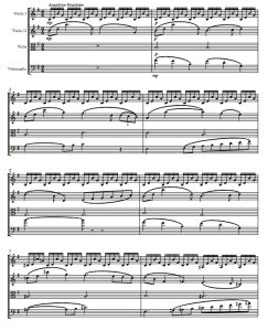 天鹅 弦乐四重奏 总谱+分谱 有试听-云音圈