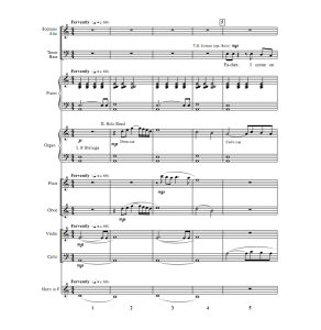 商品为伴奏总谱+分谱 客西马尼的祷告 雷尼版 合唱伴奏总谱+分谱 有试听-云音圈