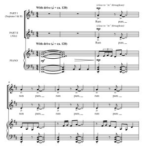 商品为SA 二声部合唱线谱 小鼓手 夏尔普版 童声女声合唱谱 有试听-云音圈