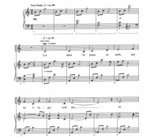 商品为SSAA 四声部合唱线谱 愿世界和平 考特尼版 童声女声合唱+钢琴谱 有试听-云音圈