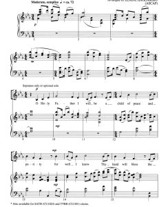 商品为SSA 三声部合唱线谱 我将成为和平之子 哈根伯格版 童声女声合唱+钢琴谱 有试听-云音圈