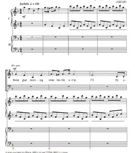 商品为SATB 四声部合唱线谱 我要飞走 考特尼版 混声合唱+钢琴四手联弹谱 有试听-云音圈