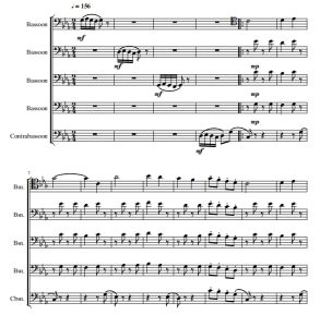 狂欢节 巴松管大管五重奏 总谱+分谱 有试听-云音圈