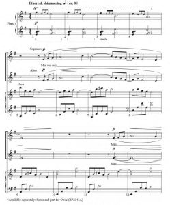 商品为SSAA 四声部合唱线谱 现在来唱圣诞歌 佩德森版 童声女声合唱+钢琴谱 有试听-云音圈