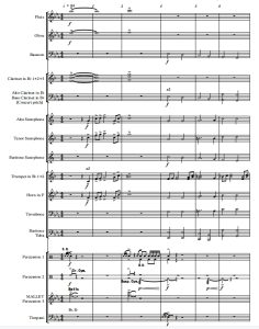 白河峡谷   2级 交响管乐总谱+分谱-云音圈