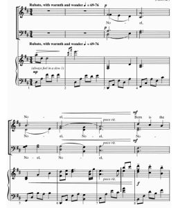 商品为SATB 四声部合唱线谱 第一首圣诞颂 福里斯特版  混声合唱谱 有试听-云音圈