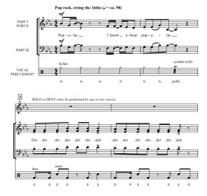 商品为SAB 三声部合唱线谱 米卡 Popular Song 扎诺版 流行阿卡贝拉 混声无伴奏合唱谱 有试听-云音圈