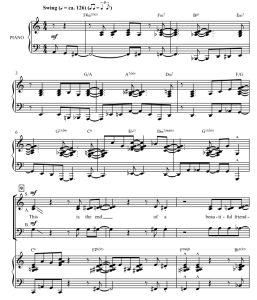 商品为SAB 三声部合唱线谱 美丽友谊 科比肖版 混声爵士合唱谱 有试听-云音圈