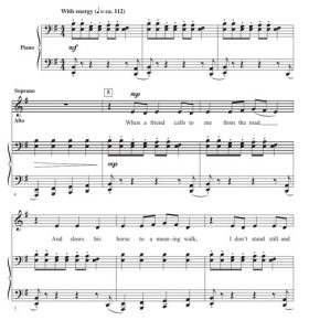 商品为SAB 三声部合唱线谱 谈话的时间 格雷版 混声合唱谱 有试听-云音圈