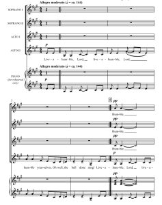 商品为SSAA 四声部合唱线谱 谦逊生活 灵歌 阿卡贝拉 童声女声无伴奏合唱谱 有试听-云音圈