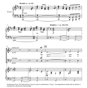 商品为SATB 四声部合唱线谱 这就是娱乐 吉尔平版 混声合唱+钢琴谱 有试听-云音圈