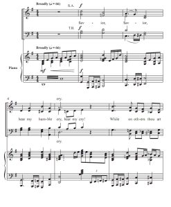 商品为SATB 四声部合唱线谱 不要让我失望 沙克利版 混声合唱谱 有试听-云音圈