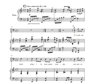 商品为SAB 三声部合唱线谱 你真伟大 麦克唐纳版 混声合唱谱 有试听-云音圈