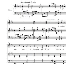 商品为SSA 三声部合唱线谱 你真伟大 麦克唐纳版 童声女声合唱谱 有试听-云音圈