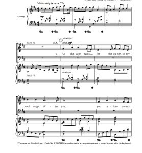 商品为SAB 三声部合唱线谱 像小鹿一样 瓦格纳版 混声合唱谱 有试听-云音圈