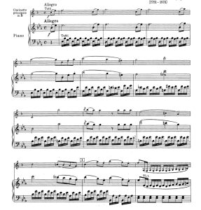 克拉玛协奏曲第一乐章 单簧管钢琴 带音频伴奏 有试听-云音圈