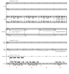 商品为乐队合唱伴奏总谱+分谱 基石 拉尔森版 乐队合唱伴奏总谱+分谱 有试听-云音圈