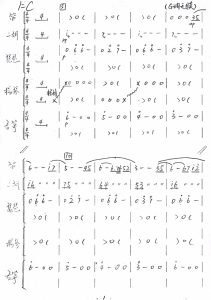 天使之梦 民乐总谱 简谱 手写版-云音圈