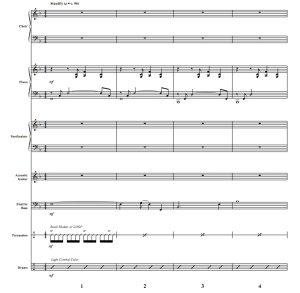 商品为乐队合唱伴奏总谱+分谱 奇异恩典  拉尔森版 乐队合唱伴奏总谱+分谱 有试听-云音圈