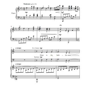 商品为SAB 三声部合唱线谱 忠诚  雷尼版  混声合唱谱 有试听-云音圈