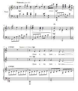 商品为SSA 三声部合唱线谱 忠诚 雷尼版 童声女声合唱谱 有试听-云音圈