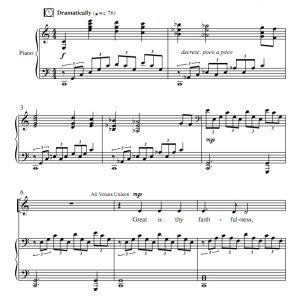 商品为SAB 三声部合唱线谱 忠诚如此伟大 麦克唐纳版 混声合唱谱 有试听-云音圈