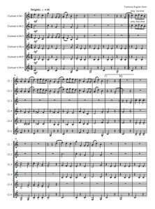 我们祝你圣诞快乐 单簧管六重奏 总谱+分谱 有试听-云音圈