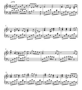 最终幻想X 植松伸夫 钢琴独奏谱 有试听-云音圈