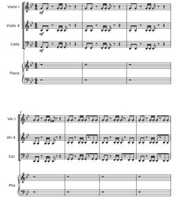 白色巨塔 双小提琴大提琴钢琴 总谱+分谱 有试听-云音圈