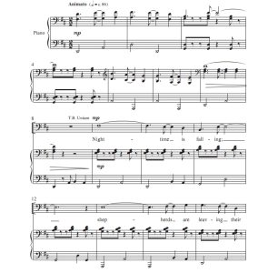 商品为SATB 四声部合唱线谱 空中之歌  雷尼版 混声合唱谱 有试听-云音圈