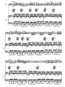 维瓦尔第 四季之冬 第二乐章 大提琴钢琴总谱 有试听-云音圈