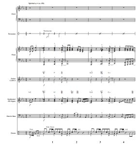 商品为乐队合唱伴奏总谱+分谱 让你的光芒闪耀 麦克唐纳版 乐队合唱伴奏总分谱 有试听-云音圈