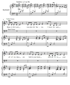 商品为二声部合唱线谱 陶匠之手 拉尔森版  混声合唱谱 有试听-云音圈